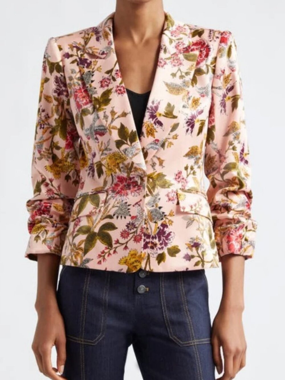 Cinq á Sept Floral Print Blazer - Size 0 - NWOT